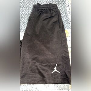 Black Athletic Shorts with Logo